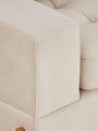 Elegancka 3-osobowa sofa Versailles Bis beż