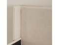Łóżko Basti beżowa tkanina strukturalna