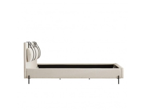 Łóżko Tulsa z wygodnym zagłówkiem