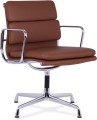 Brązowy fotel biurowy skóra naturalna 708