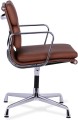 Brązowy fotel biurowy skóra naturalna 708