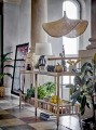 Żółta waza Limone z kamionki Bloomingville