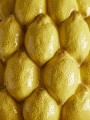 Żółta waza Limone z kamionki Bloomingville