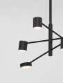 Elegancka lampa wisząca ABEL-6 czarna