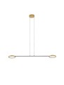 Designerska lampa wisząca ABOT złota