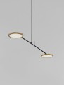 Designerska lampa wisząca ABOT złota