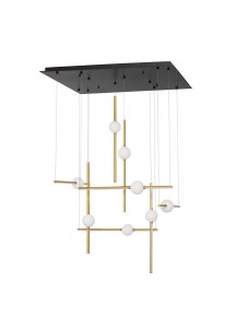 Nowoczesna złota lampa wisząca AGIL Ultra