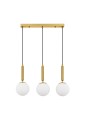 Lampa wisząca w kolorze złotym AGRO LINE trzy kule