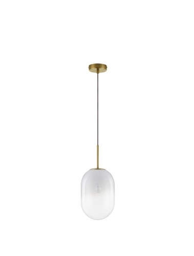 Lampa wisząca ACUYO M mleczno-złota