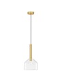 Nowoczesna złota lampa wisząca BAJOS TRAPEZE 