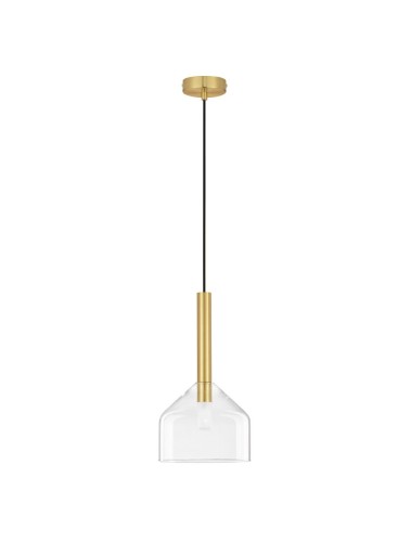 Nowoczesna złota lampa wisząca BAJOS TRAPEZE 
