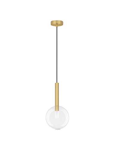 Pojedyncza lampa wisząca BAJOS BALL w kolorze złotym