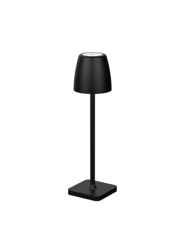 Lampa ogrodowa AGUITA S czarna bezprzewodowa