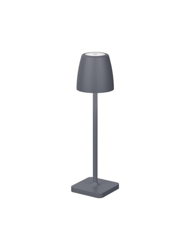 Lampa ogrodowa AGUITA S ciemnoszara bezprzewodowa
