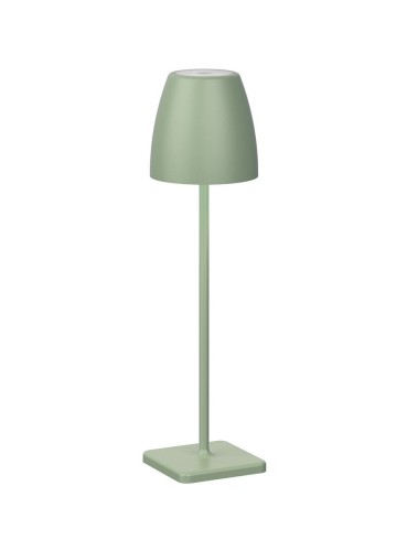 Lampa ogrodowa AGUITA M oliwkowa bezprzewodowa