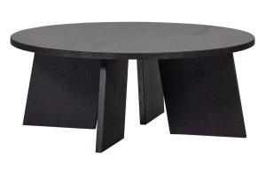 Stolik kawowy FRIES czarny dąb