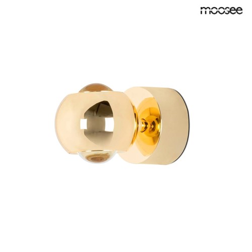 Lampa ścienna Eos złota Moosee
