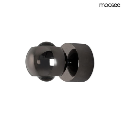 Lampa ścienna Eos czarna Moosee