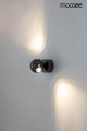 Lampa ścienna Eos czarna Moosee