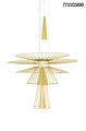 Lampa wisząca Sesto złota Moosee