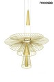 Lampa wisząca Sesto złota Moosee