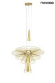 Lampa wisząca Sesto złota Moosee