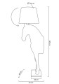Lampa podłogowa KOŃ HORSE STAND M
