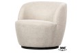 Fotel obrotowy SERRA kość słoniowa