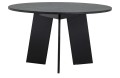Stół jadalniany FRIES czarny dąb 129 cm 