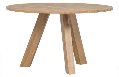 Stół RHONDA dąb naturalny 129 cm