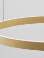 Okrągła lampa BARI RING złota