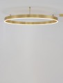 Lampa sufitowa JACA RING złota