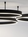 Lampa sufitowa JACA Ring czarna