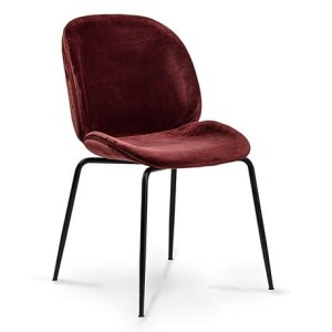 Krzesło Boliwia bordowe