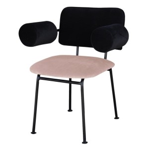 Krzesło z podłokietnikami z wałeczków Bee