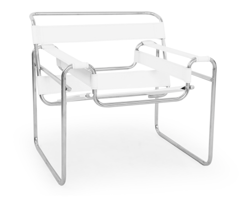 Fotel skórzany biały Walter Chair