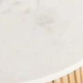 Stolik pomocniczy z ryflowaną podstawą Burgos