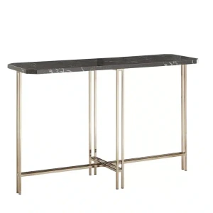 Konsola z marmurowym blatem Kivi