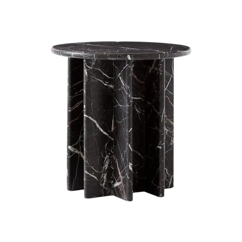 Stolik pomocniczy designerski z marmuru Malva