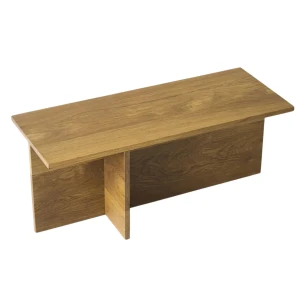 Stolik kawowy prostokątny z drewna Brio