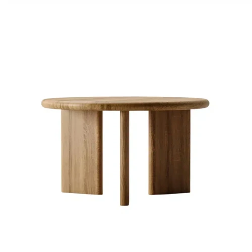 Stolik kawowy drewniany okrągły Echo