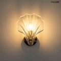 Lampa ścienna CONCHA złota 