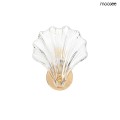 Lampa ścienna CONCHA złota 