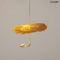 Lampa wisząca LEAFS złota Moosee