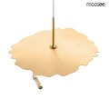 Lampa wisząca LEAFS złota Moosee