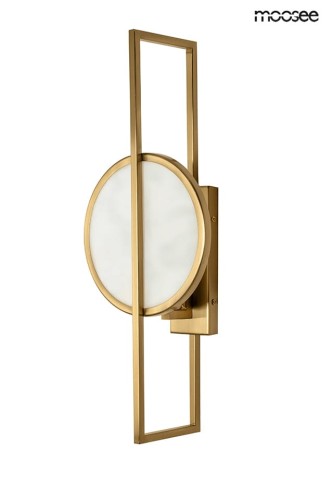 Lampa ścienna TROYA złota