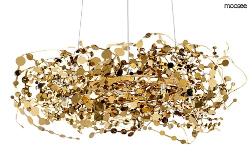 Lampa wisząca MONETE 80 złota
