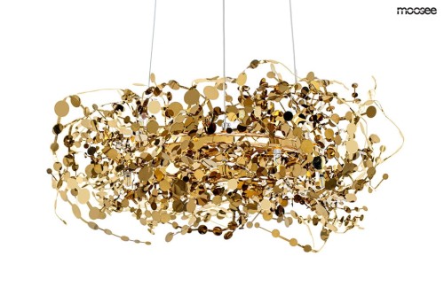 Lampa wisząca MONETE 60 złota