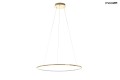 Lampa wisząca RING SLIM 60 złota