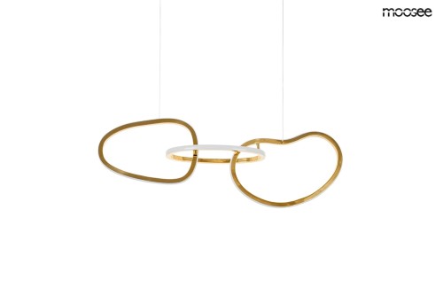 Lampa wisząca JAZZ 3 złota Moosee